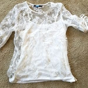 Eva Franco Embroidered top from Anthropologie XL